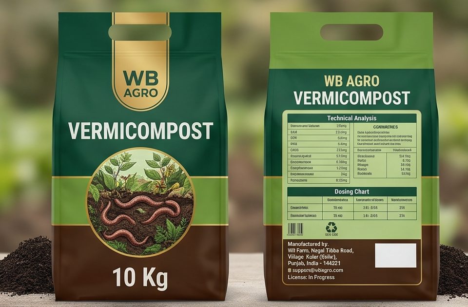 WB Agro Vermicompost 10 kg Gusseted bag